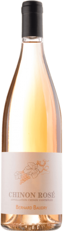 23,95 € 免费送货 | 玫瑰酒 Bernard Baudry Rosé A.O.C. Chinon 卢瓦尔河 法国 Cabernet Franc 瓶子 75 cl
