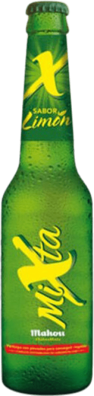 32,95 € Spedizione Gratuita | Scatola da 24 unità Birra Mahou Mixta Comunità di Madrid Spagna Piccola Bottiglia 25 cl