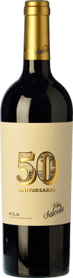 71,95 € Бесплатная доставка | Красное вино Viña Salceda 50 Aniversario D.O.Ca. Rioja Ла-Риоха Испания Tempranillo бутылка Магнум 1,5 L