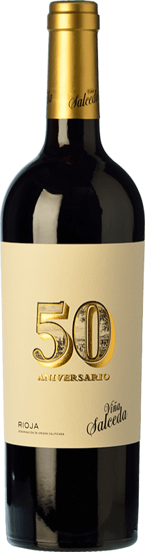 74,95 € Free Shipping | Red Wine Viña Salceda 50th Edición Especial Aniversario — Special Anniversary Edition D.O.Ca. Rioja The Rioja Spain Tempranillo Magnum Bottle 1,5 L