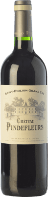 75,95 € Бесплатная доставка | Красное вино Château Pindefleurs A.O.C. Saint-Émilion Grand Cru Бордо Франция Merlot, Cabernet Franc бутылка Магнум 1,5 L