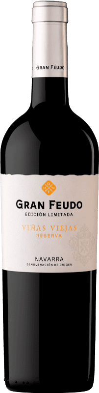 28,95 € Бесплатная доставка | Красное вино Gran Feudo Viñas Viejas Резерв D.O. Navarra Наварра Испания Tempranillo, Grenache бутылка Магнум 1,5 L
