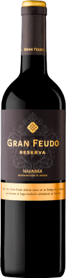 19,95 € Kostenloser Versand | Rotwein Gran Feudo Reserve D.O. Navarra Navarra Spanien Tempranillo, Merlot, Cabernet Sauvignon Magnum-Flasche 1,5 L
