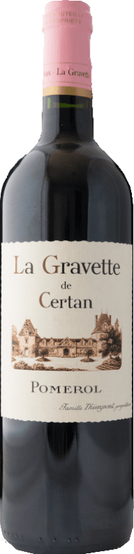 123,95 € Бесплатная доставка | Красное вино Vieux Château Certan La Gravette A.O.C. Pomerol Бордо Франция Merlot, Cabernet Sauvignon бутылка 75 cl