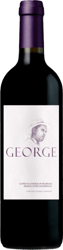 31,95 € 免费送货 | 红酒 Château Puygueraud George Cuvée du A.O.C. Côtes de Bordeaux 波尔多 法国 Merlot, Cabernet Franc, Malbec 瓶子 75 cl