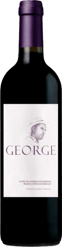 32,95 € Envoi gratuit | Vin rouge Château Puygueraud George Cuvée du A.O.C. Côtes de Bordeaux Bordeaux France Merlot, Cabernet Franc, Malbec Bouteille 75 cl