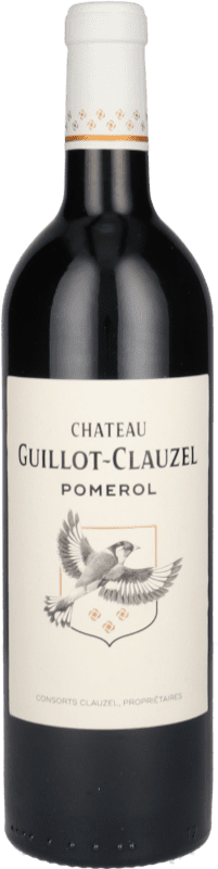 135,95 € Envío gratis | Vino tinto Château Guillot Clauzel A.O.C. Pomerol Burdeos Francia Merlot, Cabernet Franc Botella 75 cl