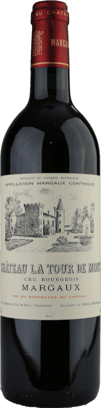 35,95 € Бесплатная доставка | Красное вино Château La Tour de Mons A.O.C. Margaux Бордо Франция Merlot — Мерло, Cabernet Sauvignon — Каберне Совиньон, Petit Verdot Бутылка 75 cl