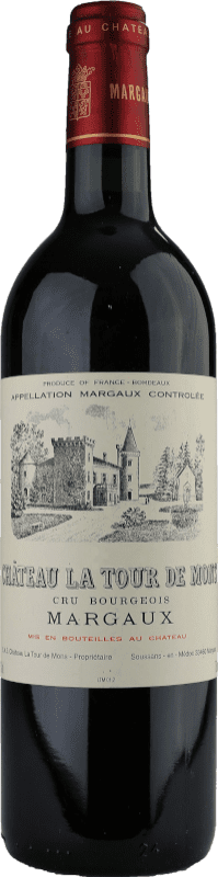 33,95 € Envío gratis | Vino tinto Château La Tour de Mons A.O.C. Margaux Burdeos Francia Merlot, Cabernet Sauvignon, Petit Verdot Botella 75 cl