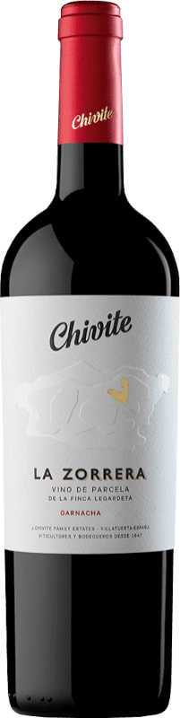 41,95 € Free Shipping | Red wine Chivite La Zorrera I.G.P. Vino de la Tierra 3 Riberas Spain Grenache Bottle 75 cl
