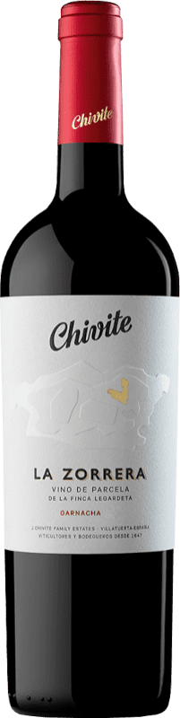 59,95 € Spedizione Gratuita | Vino Rosso Chivite La Zorrera I.G.P. Vino de la Tierra 3 Riberas Spagna Garnacha — Grenache Bottiglia 75 cl