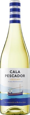 6,95 € Envío gratis | Vino Blanco Penfolds Cala Pescador D.O. Catalunya Cataluña España Garnacha, Macabeo, Moscatel 75 cl