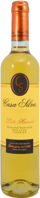 11,95 € Kostenloser Versand | Weißwein Casa Silva Late Harvest — Spätlese I.G. Valle de Colchagua Colchagua-Tal Chile Viognier, Gewürztraminer, Sémillon Medium-Flasche 50 cl