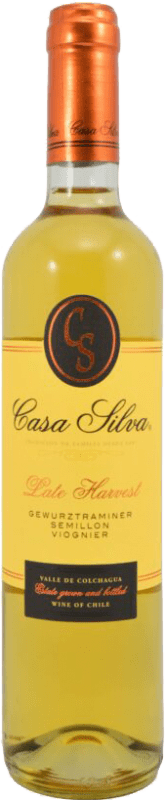 17,95 € Spedizione Gratuita | Vino bianco Casa Silva Late Harvest I.G. Valle de Colchagua Colchagua Valley Chile Viognier, Gewürztraminer, Sémillon Bottiglia Medium 50 cl