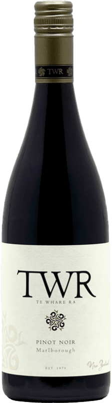 39,95 € Бесплатная доставка | Красное вино Te Whare Ra TWR I.G. Marlborough Марлборо Новая Зеландия Pinot Black бутылка 75 cl