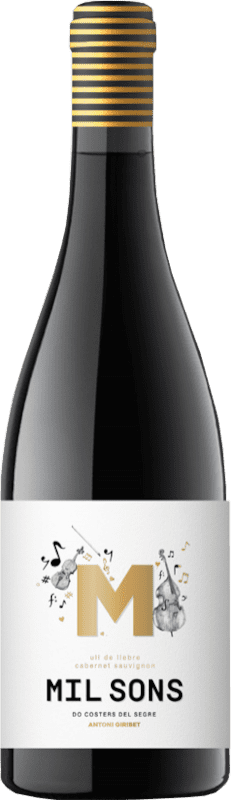 11,95 € Бесплатная доставка | Красное вино Antoni Giribet Mil Sons D.O. Costers del Segre Испания Tempranillo, Cabernet Sauvignon бутылка 75 cl