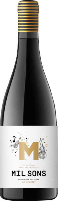 11,95 € Spedizione Gratuita | Vino rosso Antoni Giribet Mil Sons D.O. Costers del Segre Spagna Tempranillo, Cabernet Sauvignon Bottiglia 75 cl