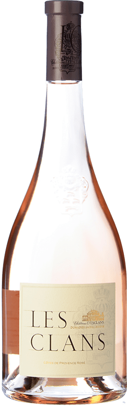 81,95 € 免费送货 | 玫瑰酒 Château d'Esclans Les Clans A.O.C. Côtes de Provence 普罗旺斯 法国 Syrah, Grenache, Rolle 瓶子 75 cl