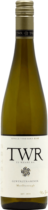29,95 € Бесплатная доставка | Белое вино Te Whare Ra TWR SV 5182 I.G. Marlborough Марлборо Новая Зеландия Gewürztraminer бутылка 75 cl