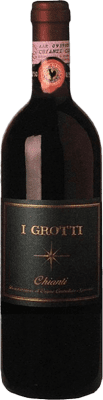 11,95 € Spedizione Gratuita | Vino rosso Giuseppe Campagnola I Grotti D.O.C.G. Chianti Toscana Italia Sangiovese, Colorino Bottiglia 75 cl