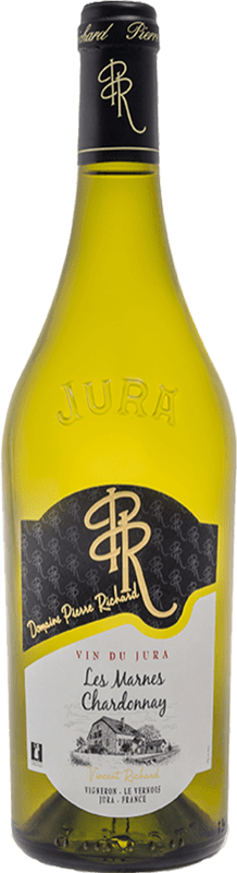 26,95 € Envio grátis | Vinho branco Pierre Richard Les Marnes A.O.C. Côtes du Jura Jura França Chardonnay Garrafa 75 cl