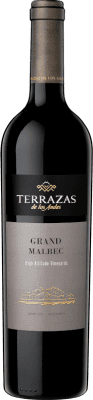 72,95 € Free Shipping | Red wine Terrazas de los Andes Grand I.G. Mendoza Mendoza Argentina Malbec Bottle 75 cl