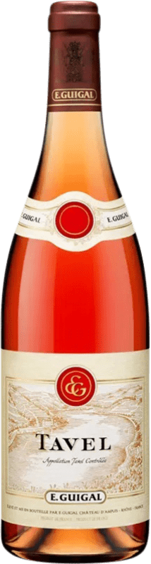 19,95 € Free Shipping | Rosé wine Domaine E. Guigal Rosé A.O.C. Tavel Rhône France Syrah, Grenache, Cinsault, Clairette Blanche Bottle 75 cl