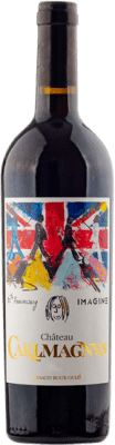 29,95 € Envío gratis | Vino tinto Château Carlmagnus A.O.C. Fronsac Burdeos Francia Merlot, Cabernet Franc Botella 75 cl
