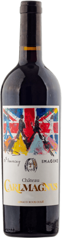 29,95 € Envio grátis | Vinho tinto Château Carlmagnus A.O.C. Fronsac Bordeaux França Merlot, Cabernet Franc Garrafa 75 cl