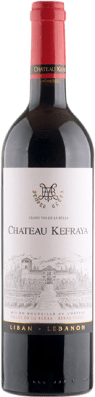 29,95 € Spedizione Gratuita | Vino rosso Château Kefraya Bekaa Valley Libano Syrah, Cabernet Sauvignon, Monastrell Bottiglia 75 cl