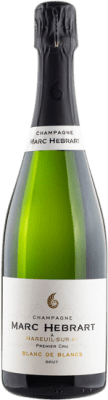 65,95 € 免费送货 | 白起泡酒 Marc Hébrart Premier Cru Blanc de Blancs 香槟 A.O.C. Champagne 香槟酒 法国 Chardonnay 瓶子 75 cl