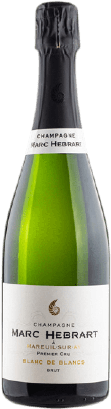 58,95 € 送料無料 | 白スパークリングワイン Marc Hébrart Premier Cru Blanc de Blancs Brut A.O.C. Champagne シャンパン フランス Chardonnay ボトル 75 cl