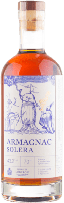 102,95 € Spedizione Gratuita | Armagnac Château de Leberon Solera I.G.P. Bas Armagnac Francia San Colombano, Ugni Blanco Bottiglia 70 cl