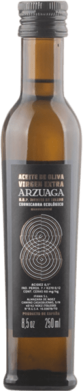 8,95 € Envío gratis | Aceite de Oliva Arzuaga España Cornicabra Botellín 25 cl