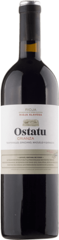 9,95 € Kostenloser Versand | Rotwein Ostatu Alterung D.O.Ca. Rioja La Rioja Spanien Tempranillo, Grenache, Graciano, Mazuelo Medium Flasche 50 cl