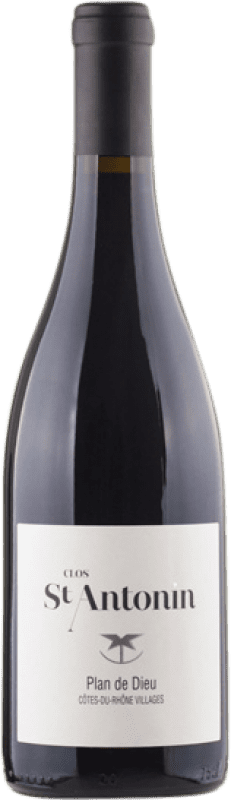 28,95 € Бесплатная доставка | Красное вино Saint-Antonin Plan de Dieu A.O.C. Côtes du Rhône Villages Рона Франция Syrah, Grenache, Mondeuse бутылка 75 cl