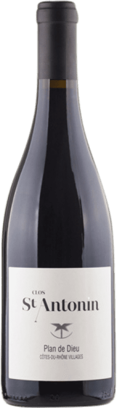 26,95 € Envoi gratuit | Vin Rouge Saint-Antonin Plan de Dieu Villages A.O.C. Côtes du Rhône Rhône France Syrah, Garnacha — Grenache, Mondeuse Bouteille 75 cl