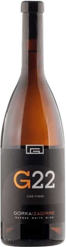 19,95 € Free Shipping | White wine Gorka Izagirre G22 D.O. Bizkaiko Txakolina Basque Country Spain Hondarribi Zerratia Bottle 75 cl