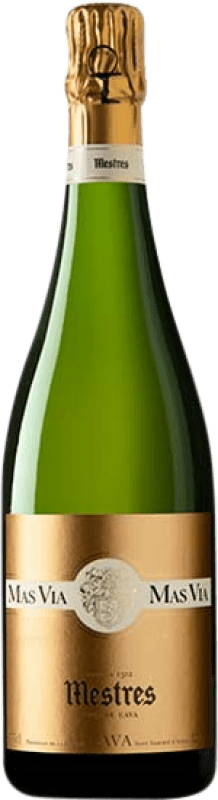 62,95 € Envio grátis | Espumante branco Mestres Mas Vía Brut Grande Reserva D.O. Cava Catalunha Espanha Macabeo, Xarel·lo, Parellada Garrafa 75 cl