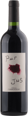 17,95 € Envoi gratuit | Vin rouge Château Carbonneau Le Pur Jus Sainte-Foy Bordeaux France Merlot, Malbec Bouteille 75 cl