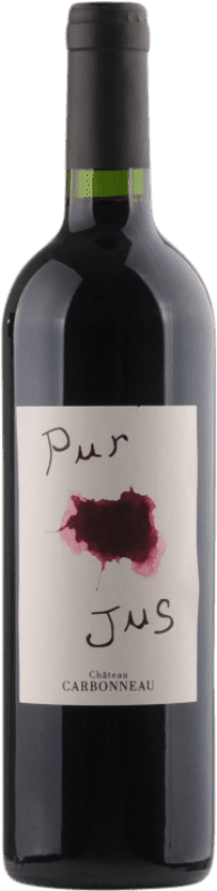 15,95 € Kostenloser Versand | Rotwein Château Carbonneau Le Pur Jus Sainte-Foy Bordeaux Frankreich Merlot, Malbec Flasche 75 cl