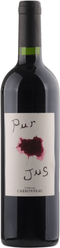 16,95 € Spedizione Gratuita | Vino rosso Château Carbonneau Le Pur Jus Sainte-Foy bordò Francia Merlot, Malbec Bottiglia 75 cl