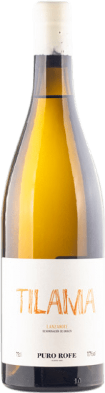 52,95 € Kostenloser Versand | Weißwein Puro Rofe Tilama D.O. Lanzarote Kanarische Inseln Spanien Malvasía Flasche 75 cl