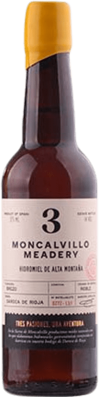 32,95 € Envío gratis | Licor de hierbas Moncalvillo Meadery Hidromiel 3 Miel Seca Alta Montaña La Rioja España Media Botella 37 cl