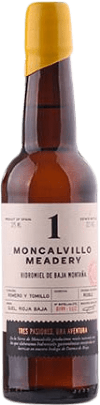32,95 € Envio grátis | Licor de Ervas Moncalvillo Meadery Nº 1 Seca Baja Montaña La Rioja Espanha Meia Garrafa 37 cl Hidromiel — Hidromel