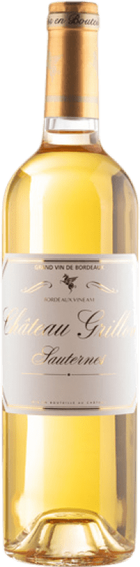 42,95 € Envio grátis | Vinho doce Château Grillon A.O.C. Sauternes Bordeaux França Sauvignon Branca, Sémillon, Muscadelle Garrafa 75 cl