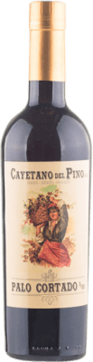 83,95 € Envio grátis | Vinho fortificado Cayetano del Pino Palo Cortado 1 en 10 D.O. Jerez-Xérès-Sherry Andaluzia Espanha Palomino Fino Garrafa Medium 50 cl