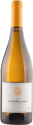 57,95 € Kostenloser Versand | Verstärkter Wein Los Corrales Fino Saca D.O. Jerez-Xérès-Sherry Andalusien Spanien Palomino Fino Flasche 75 cl