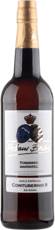 27,95 € Free Shipping | Fortified wine Los Infantes. Manzanilla en Rama Orleans y Borbón D.O. Manzanilla-Sanlúcar de Barrameda Andalusia Spain Palomino Fino Bottle 75 cl