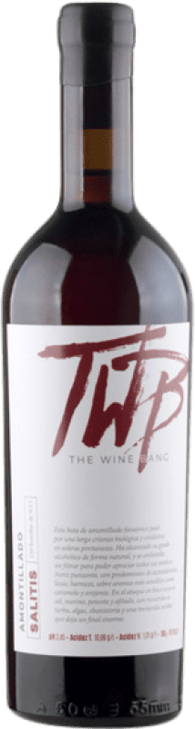 86,95 € Envío gratis | Vino generoso Delgado The Wine Bang TWB Amontillado Salitis D.O. Montilla-Moriles Andalucía España Pedro Ximénez Botella Medium 50 cl